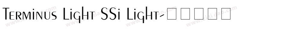 Terminus Light SSi Light字体转换